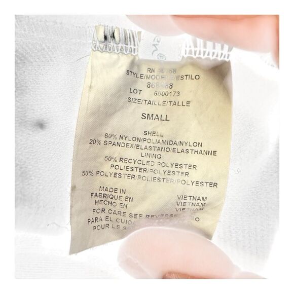 Aqua Green Black Grey White Print One Piece Tank Style Swimsuit Size S - Picture 5 of 8